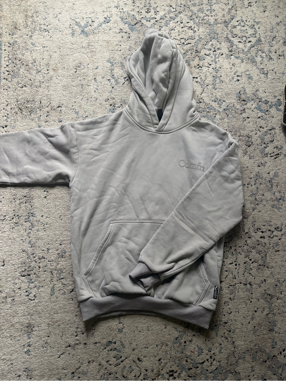 Comfit Light Gray Men's Pullover Hoodie